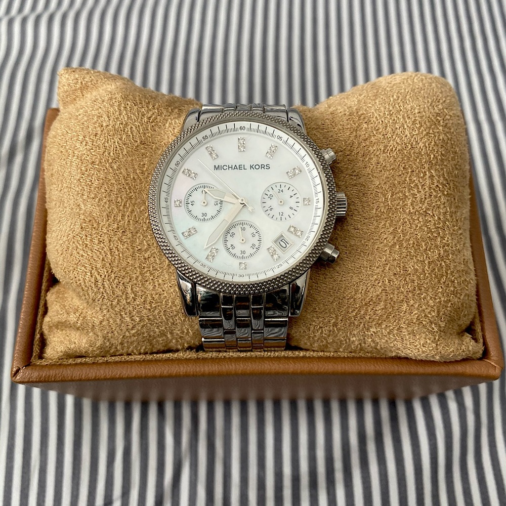 Micheal Kors Silver Watch